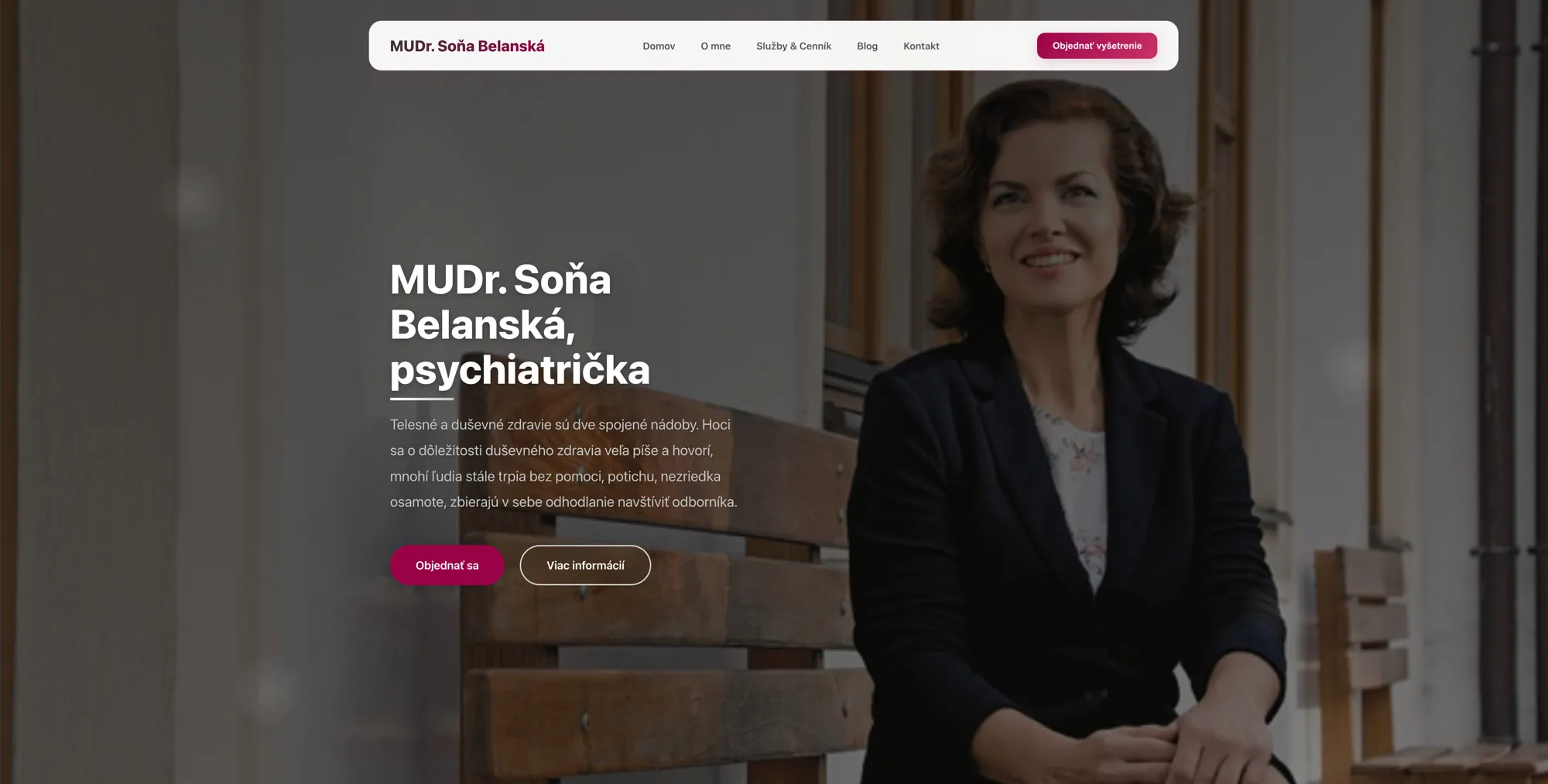 Web súkromnej ambulancie